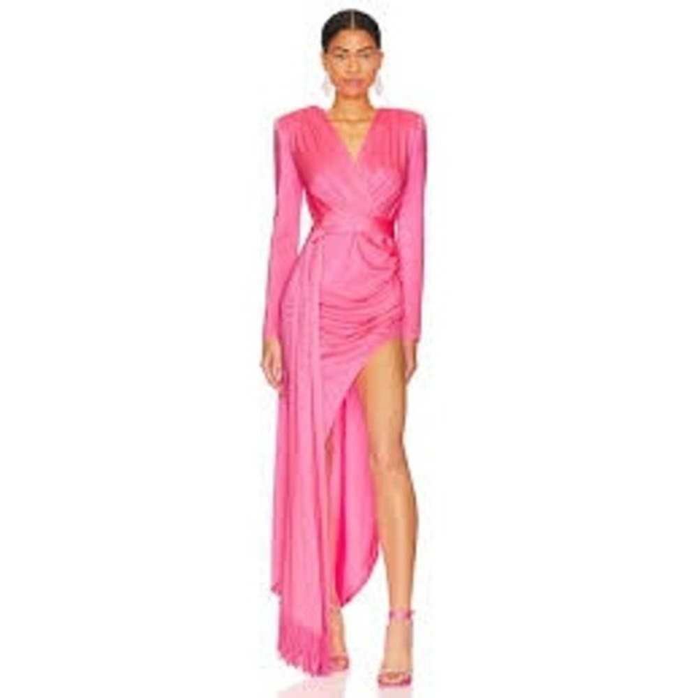 Bronx & Banco Electric Maxi Sash Waist Dress US 10 NWT